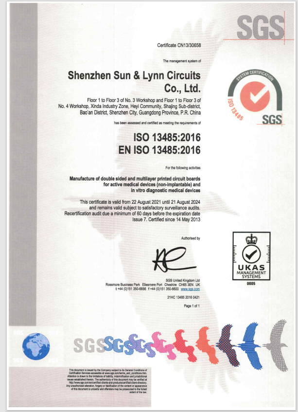 PCB ISO13485